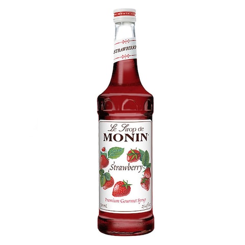 Monin Strawberry Syrup Bottle 250 ml